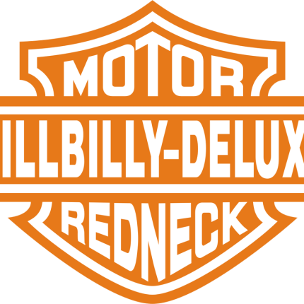 hillbilly deluxe redneck sticker