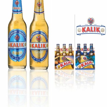 Kalik Beer Bottles and Six Packs