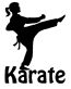 Karate Girl Decal