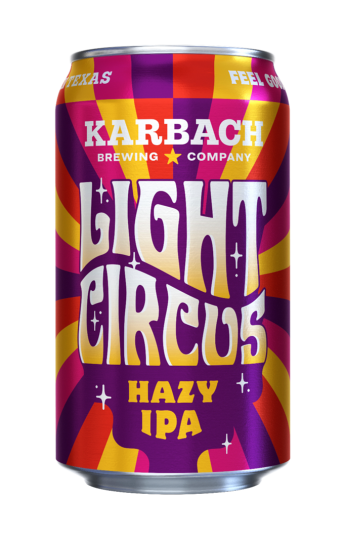 KARBACH Light-Circus-HAZY IPA CAN SHAPED STICKER