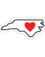 Love North Carolian Sticker