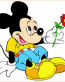 Mickey Mouse In Love Decal