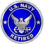 NAVY RETIRED blue