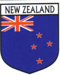 New Zealand Flag Crest Decal Sticker
