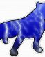 PITBULL STICKER FILLS lightning blue