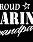 PROUD Military Stickers MARINE GRANDPA