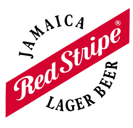 red stripe jamaica lager beer sticker