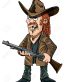 redneck-with-a-rifle-CARTOON STICKER