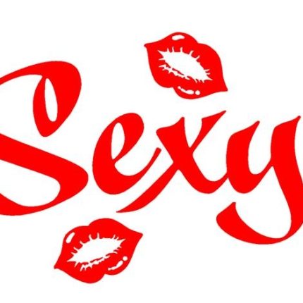 Sexy with Lips Decal