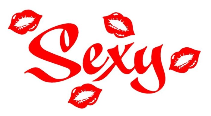 Sexy with Lips Decal