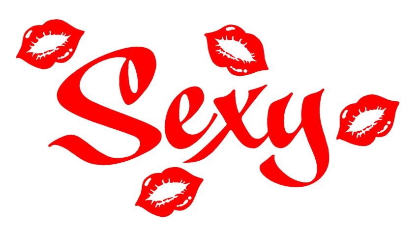 Sexy With Lips Decal Pro Sport Stickers 4033