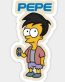 Simpson Pepe - Homer's Little Brother Sticker