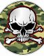 SKULL CIRCULAR FILLS Camo Green