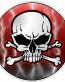 SKULL CIRCULAR FILLS Lightning Red