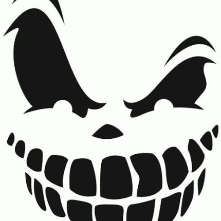 SKULL GRIN Vinyl Decal Sticker