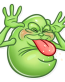 slimer ghost busters funny sticker 8