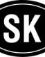 Slovakia Oval Euro Decal