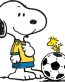 snoopy_SOCCER STICKER