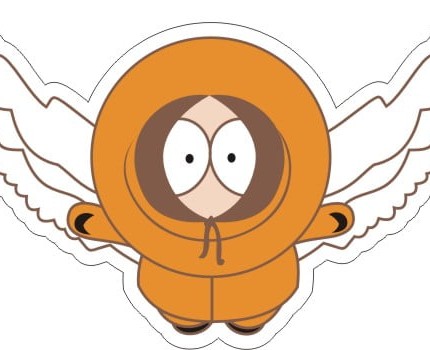 South Park Kenny Angel Color Decal
