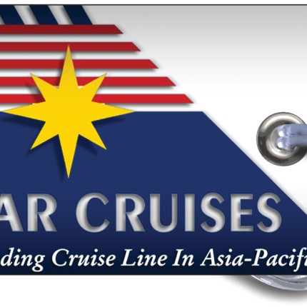 star cruises luggage tag logo sticker