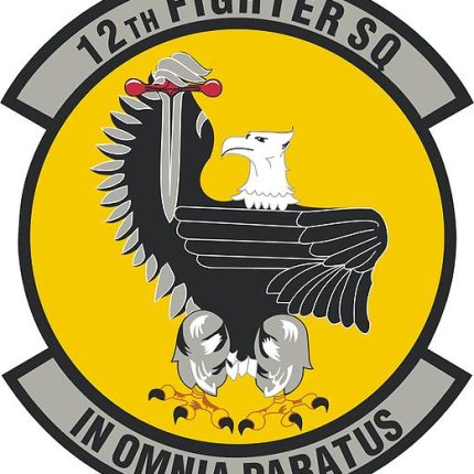 12th Fighter Squadron Patch Sticker