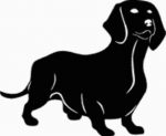 Dachshund Dog Decal - 15j