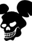 Mickey Skull Decal