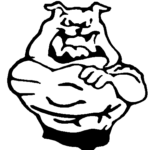 Bulldog vinyl car sticker