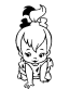 Pebbles Crawling Decal