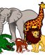African-animals sticker