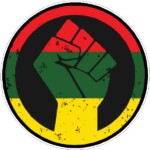 African Power Sticker Africa Decal Round