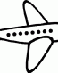 Aircraft Clipart Diecut Decal 20