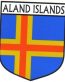 Aland Islands Flag Crest Decal Sticker