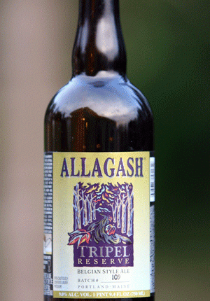 Allagash Tripel Reserve Bottle Decal