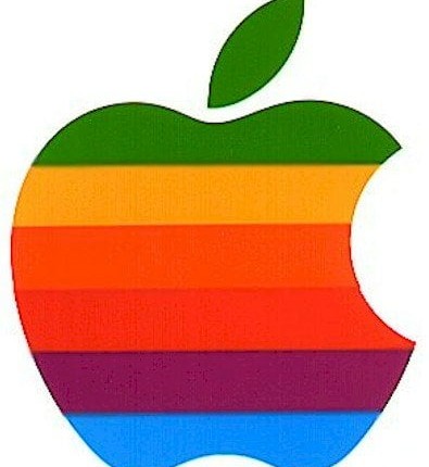 Apple Logo Rainbow 6 Color