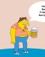 barney gumble beer sticker