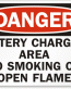 Battery Charging Danger Signs and Labels 05