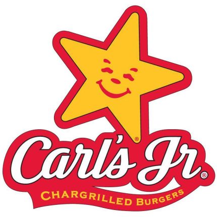 carls ju logo fast food sticker