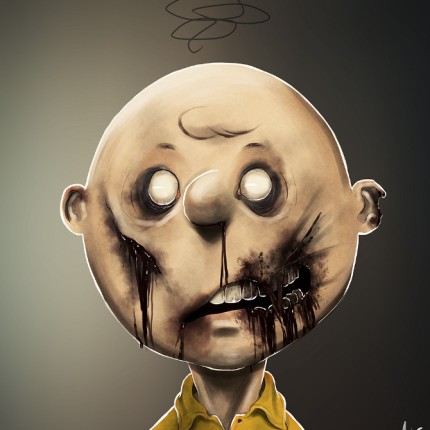 Charlie Brown ZOMBIE Color Decal