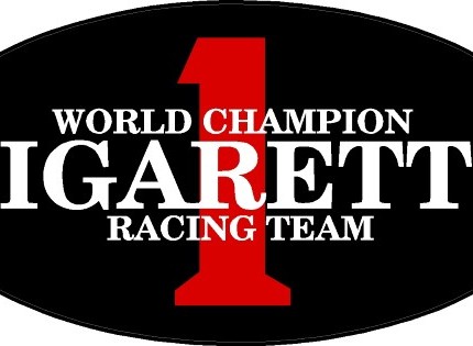 Cigarette Racing Color Oval Decal Sticker