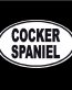 Cocker Spaniel Oval Decal