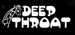 deep throat funny car window sticker