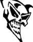 Devil Skull Decal 7
