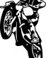 Dirt Bike Die Cut Decal 2