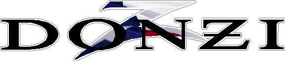 Donzi Texas Flag Decal Sticker 10