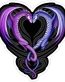 dragon heart love sticker