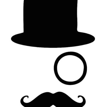 Face with Hat and Mustach Decal 2