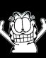 Garfeild Wave Decal Sticker