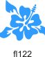 Hibiscus Flower Car Decal Sticker