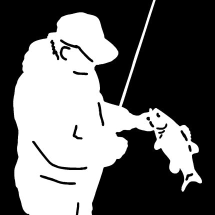 Hunting Fish Diecut Decal 11